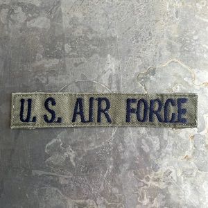 U.S. AIR FORCE embroidered tape patch - vintage